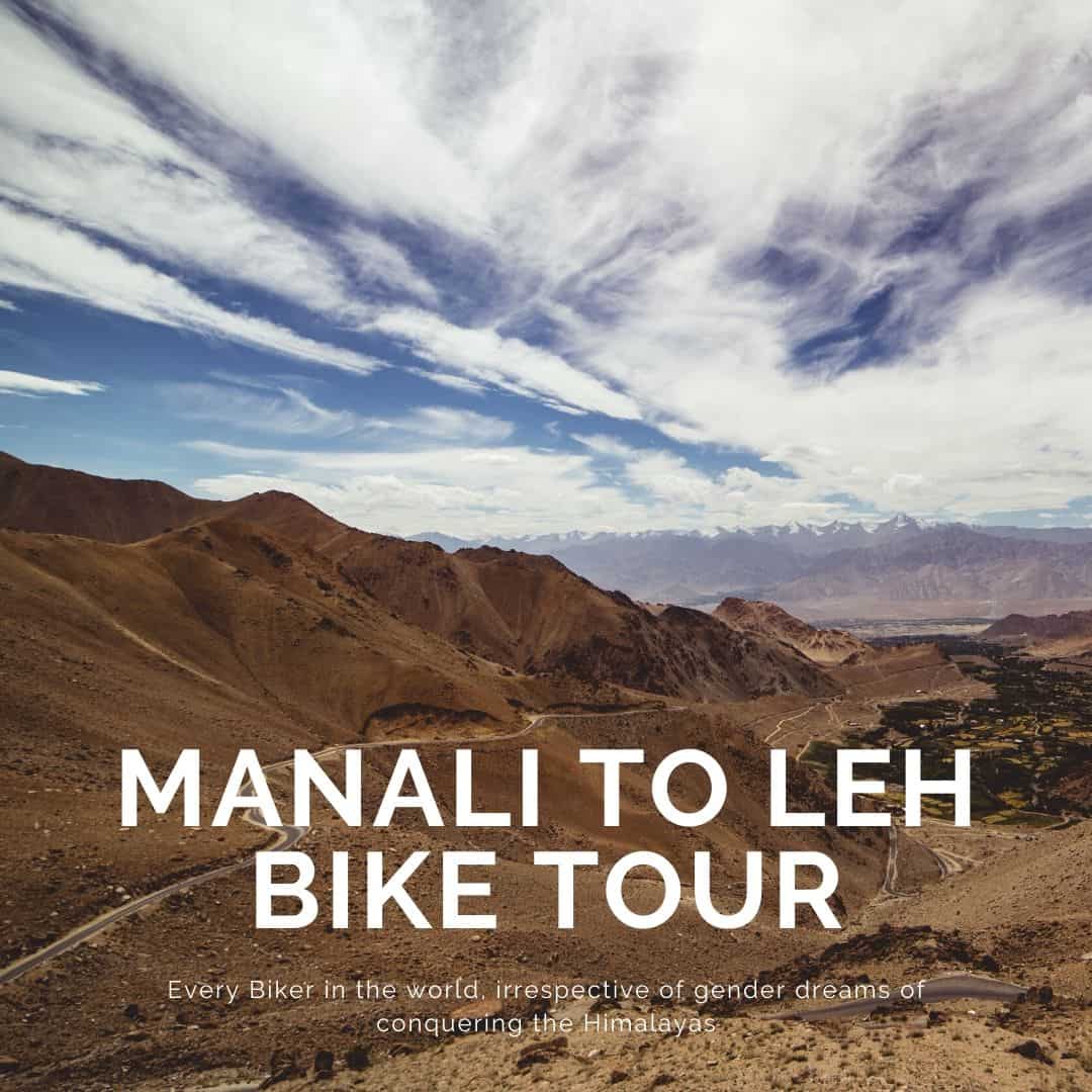 manali to leh bike tour